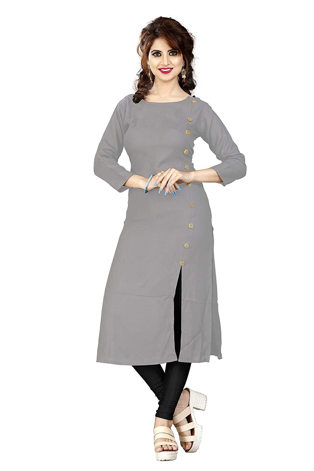 Women Cotton Kurta Bust Size: 34.0-44.0 Inch (In)