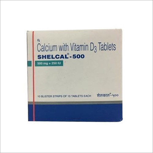 Calcium With Vitamin D3 Capsules - 500 mg Dosage | Supports Bone Health, Enhances Calcium Absorption, Suitable for All