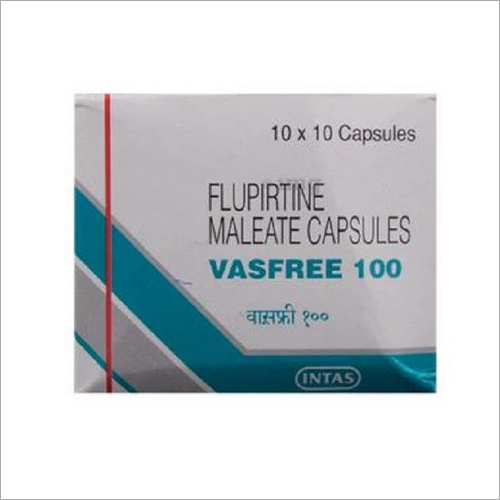 Flupirtine Maleate Capsules - 100 mg Dosage | Effective Pain Relief for Muscle Tension, Cancer Pain, Menstrual Pain, and Post-Orthopaedic Surgery