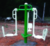 Outdoor 3 Station Leg Exerciser