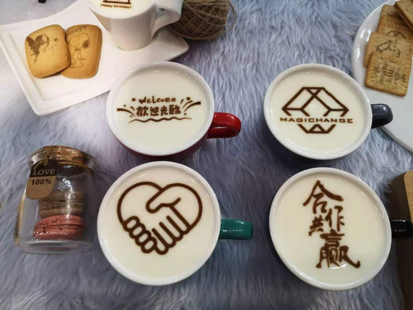 Automatic 3d Cake Cookie Biscuits Picturing Drawing Machine