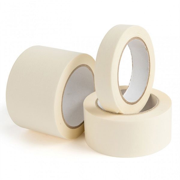 Masking Tape - White, Single Sided Adhesive | Easy-to-tear Paper For Precise Painting