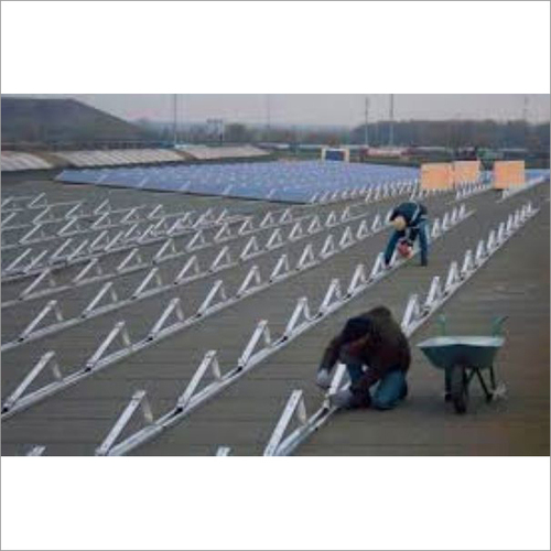 Solar Panel Mounting Structure - Color: As Per Industry Standards & Customised