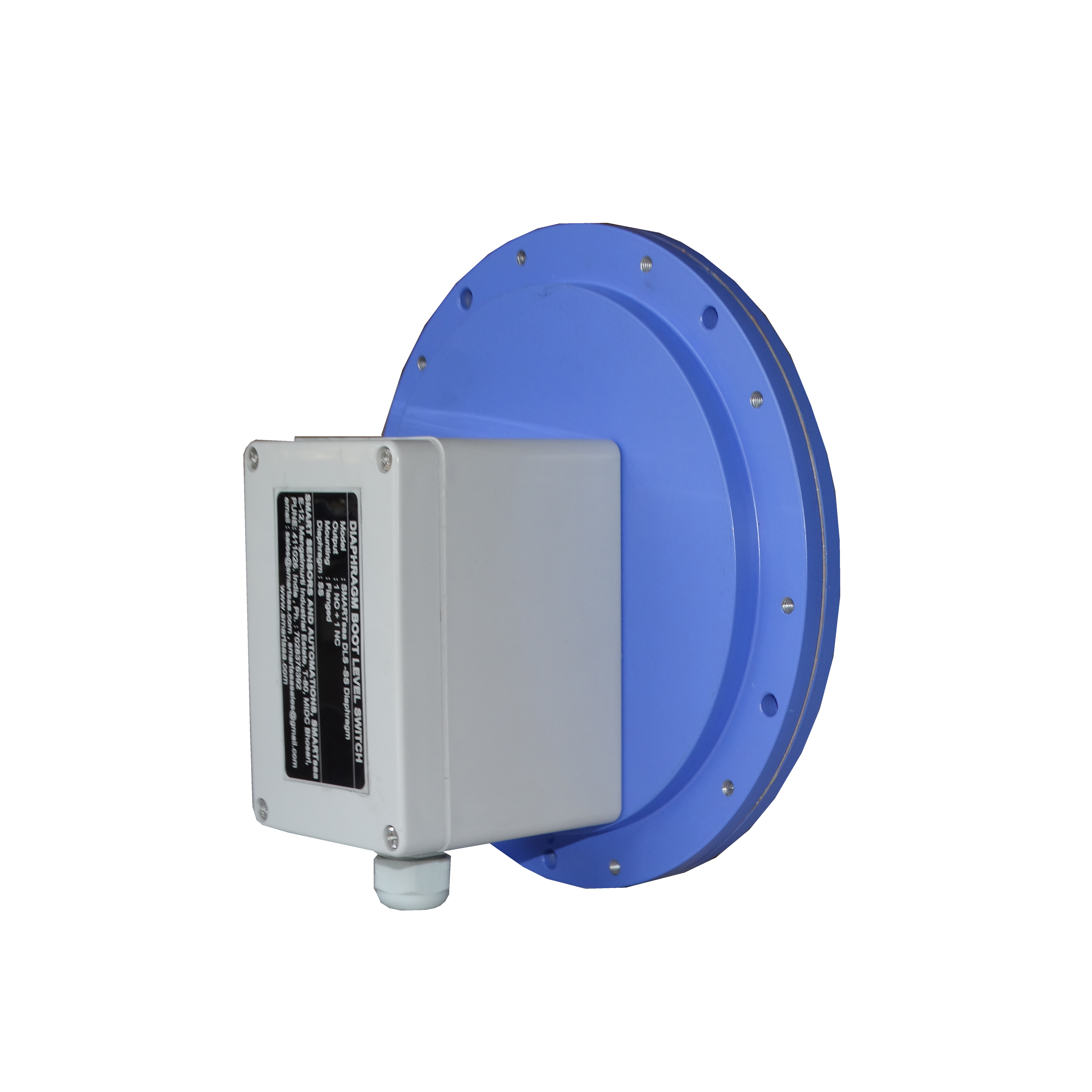 Diaphragm Level Switch - Color: Blue & Gray