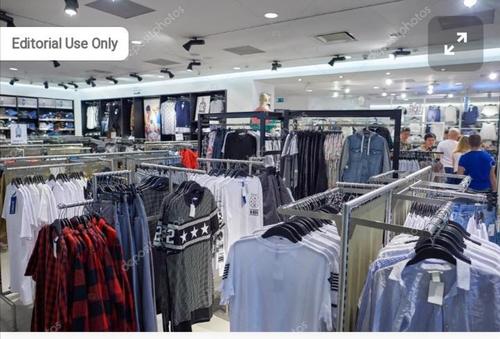 Garment Racks - Stainless Steel, Floor Standing Design | High Capacity, Modish Look, Space-Saving, Durable Steel, Organized Display
