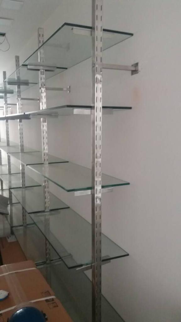 Garment Racks - Stainless Steel, Floor Standing Design | High Capacity, Modish Look, Space-saving, Durable Steel, Organized Display