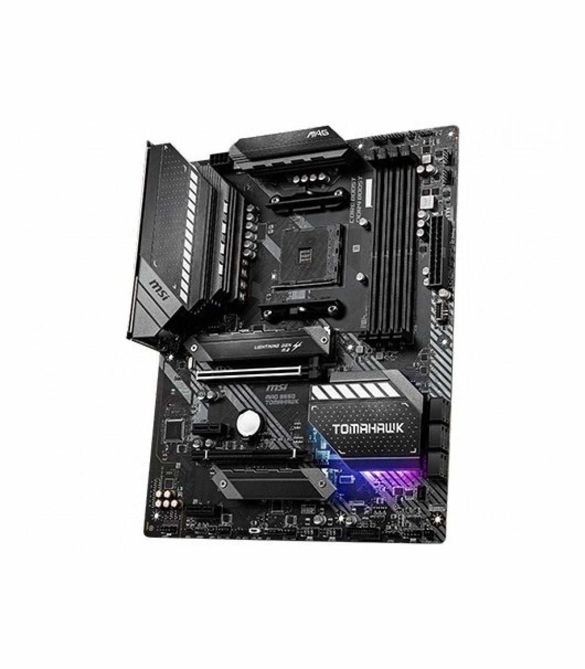 Tomahawk Motherboard - 12x12x12 Cm, 1.9 Kg | Atx Gaming, B550 Chipset, Ddr4 Support, Pci-e Interface, Max 128 Gb Memory, Am4 Socket