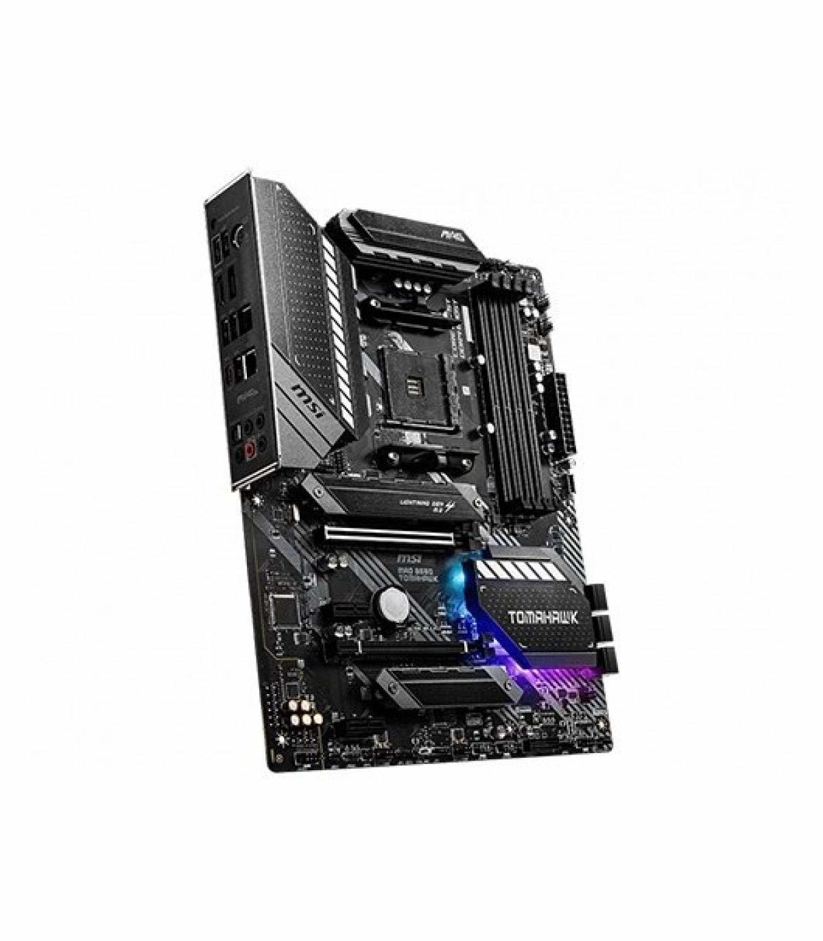 Tomahawk Motherboard - 12x12x12 Cm, 1.9 Kg | Atx Gaming, B550 Chipset, Ddr4 Support, Pci-e Interface, Max 128 Gb Memory, Am4 Socket