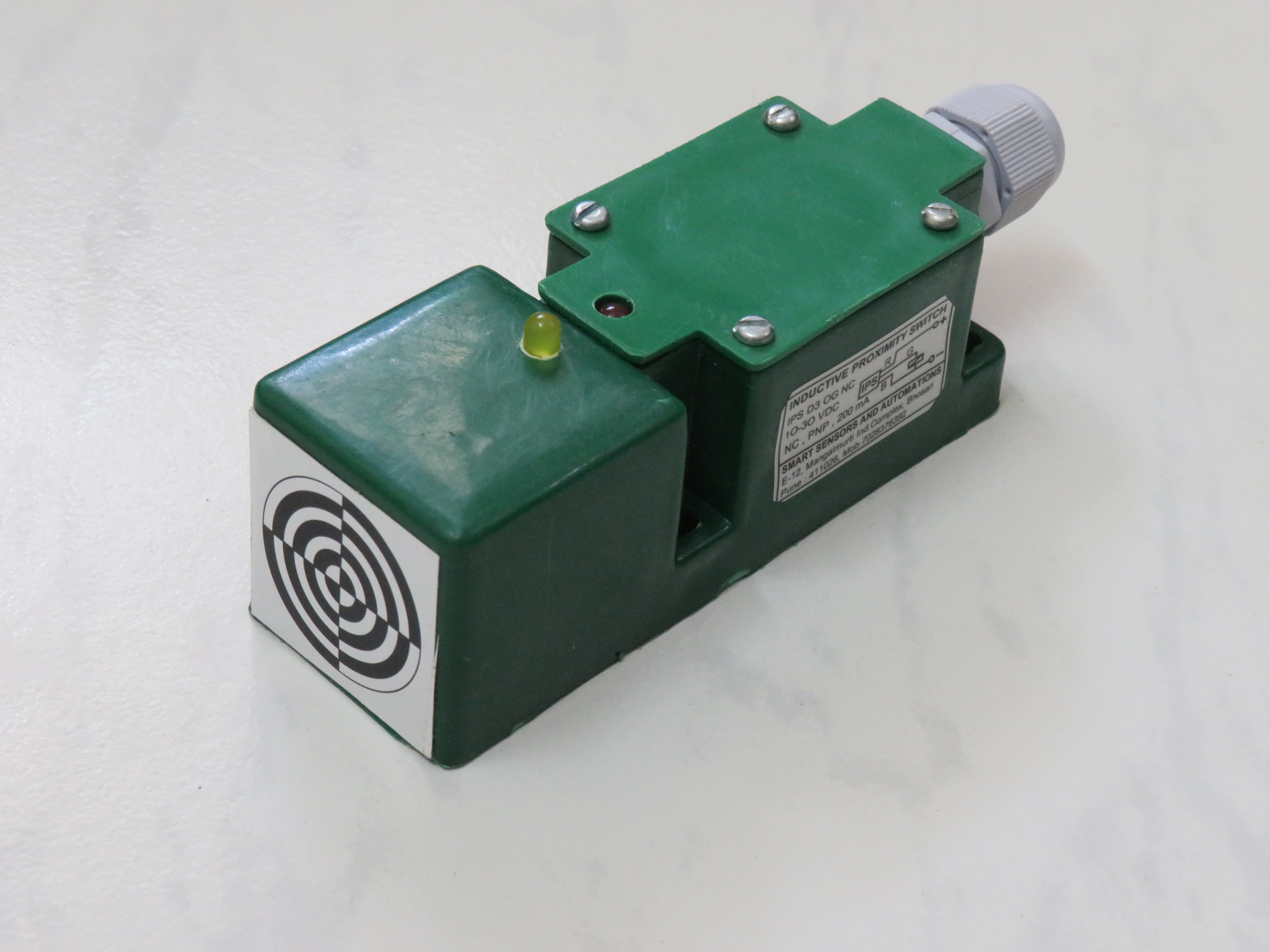 Inductive Proximity Switch - Color: Ni Cr Plated Brass
