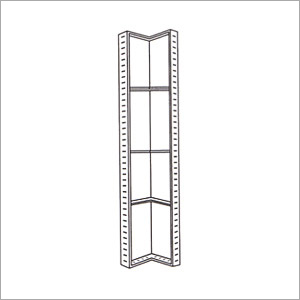Internal Corner Panel (ICP) - Mild Steel, 600 mm Width, 1800 mm Height, 1.5 mm Thickness | Smooth Performance, Rust Resistant, Quick to Mount and Dismount