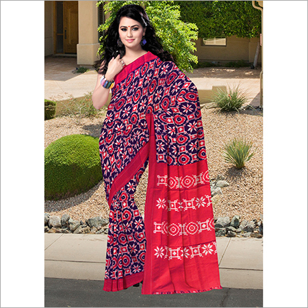 सिल्क इकत साड़ी