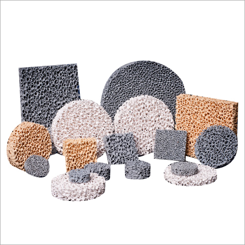 Cearmic Foam Filter For Sand Casting And Investment Casting Diameter: 40-500 Millimeter (Mm)
