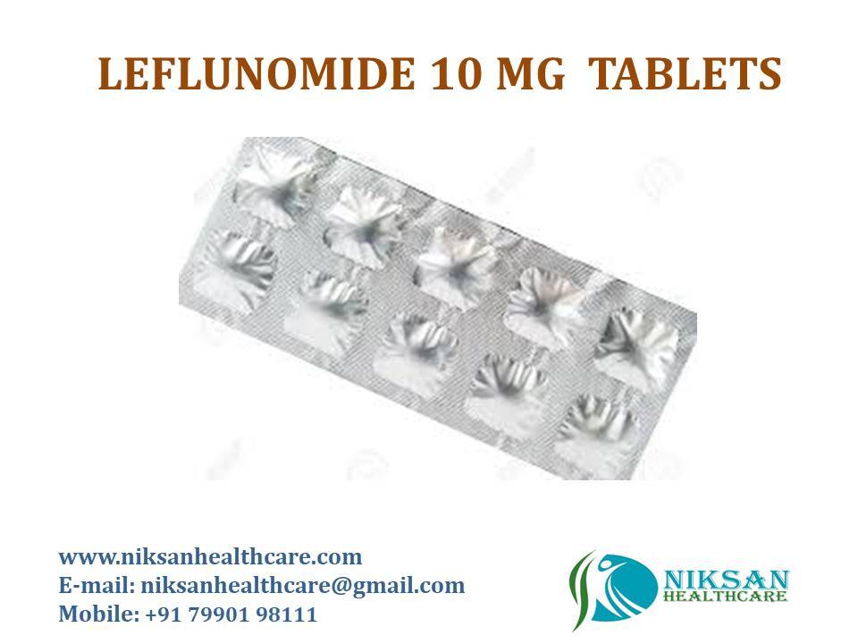 Leflunomide 10 Mg Tablets General Medicines