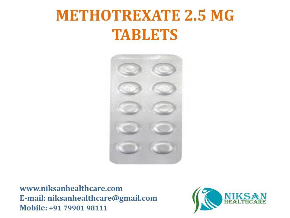 Methotrexate 2.5 Mg Tablets General Medicines