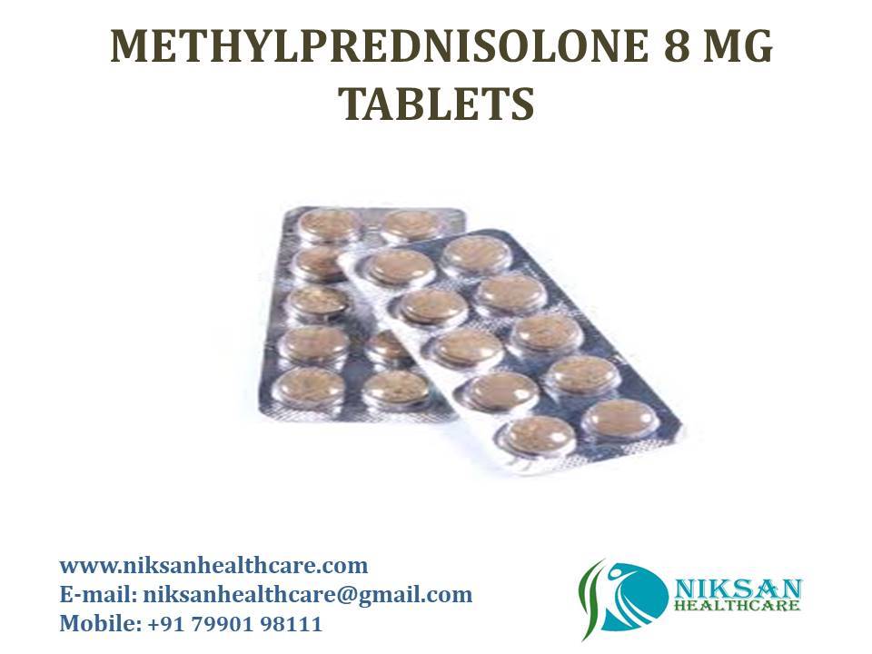 Methylprednisolone 8 Mg Tablets General Medicines