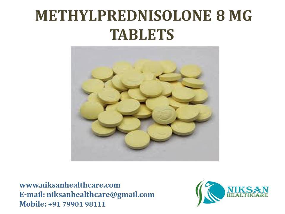 Methylprednisolone 8 Mg Tablets General Medicines