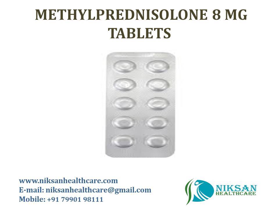 Methylprednisolone 8 Mg Tablets General Medicines