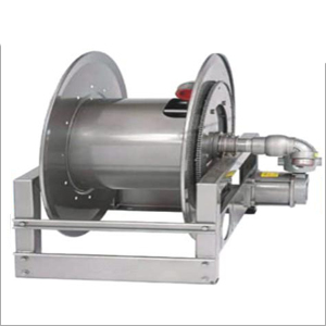 Heavy Dual Transfer Manual Power Rewind Hose Reel