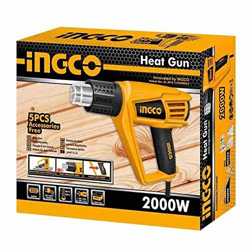 Plastic Ingco Hg20008 Heat Gun 2000w