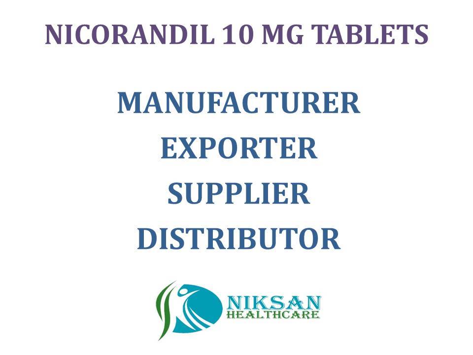 Nicorandil 10 Mg Tablets General Medicines