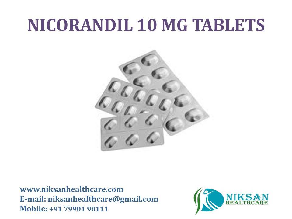 Nicorandil 10 Mg Tablets General Medicines