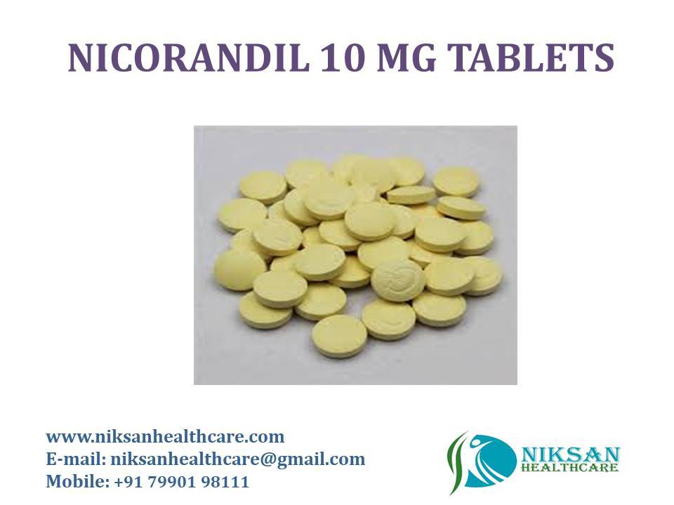 Nicorandil 10 Mg Tablets General Medicines