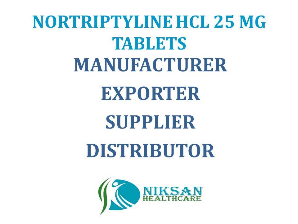 Nortriptyline Hcl 25 Mg Tablets General Medicines