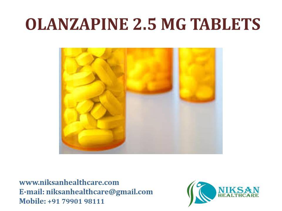 Olanzapine 2.5 Mg Tablets