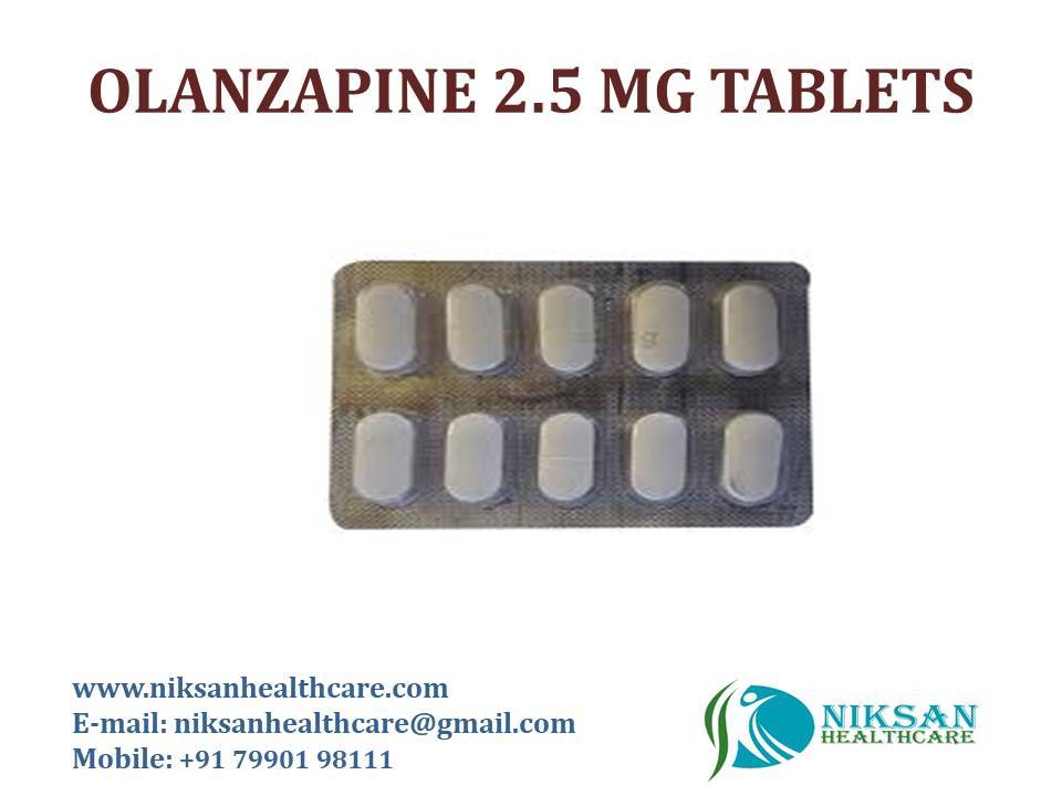 Olanzapine 2.5 Mg Tablets