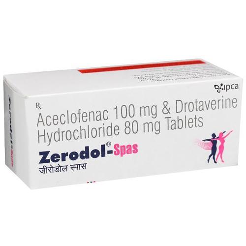 Aceclofenac 100 Mg & Drotaverine Hydrochloride 80 Mg Tablet Generic Drugs