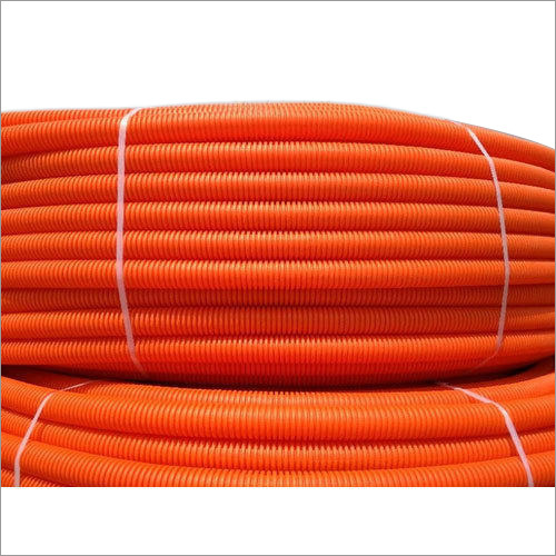 180mm DWC Pipe - HDPE, 6 Meter Length, Orange Color, 4-10mm Thickness | Underground Electrical Cable Casing Solution