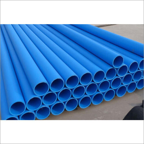 HDPE Water Pipe - HDPE Material, Round Shape, 4-10 mm Thickness | Blue Color, Ideal for Underground Casing of Electrical Cable