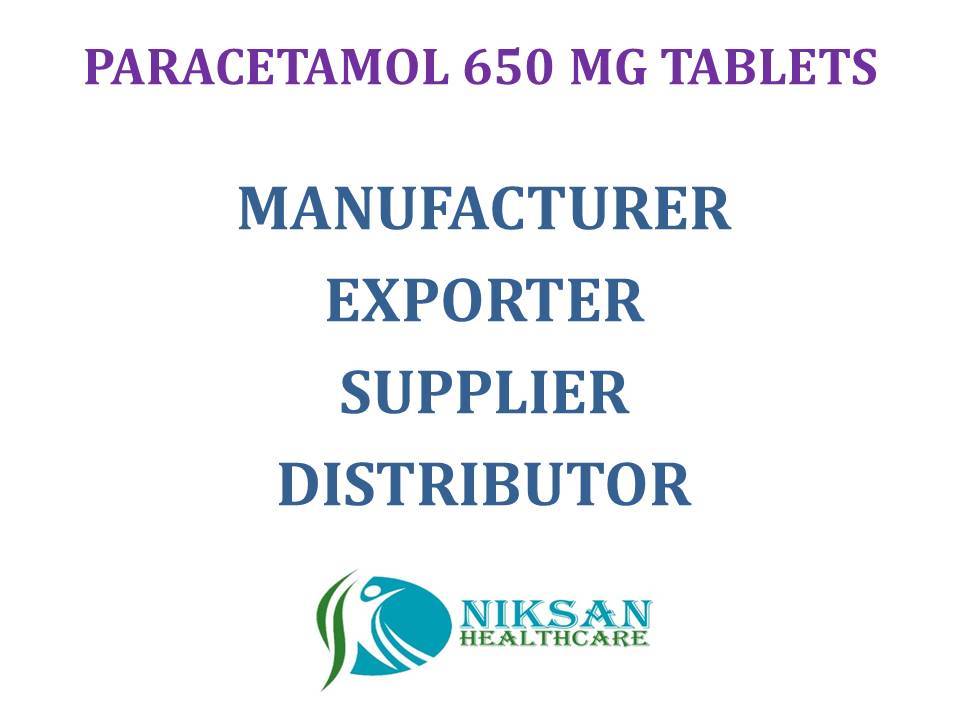 Paracetamol 650 Mg Tablets General Medicines