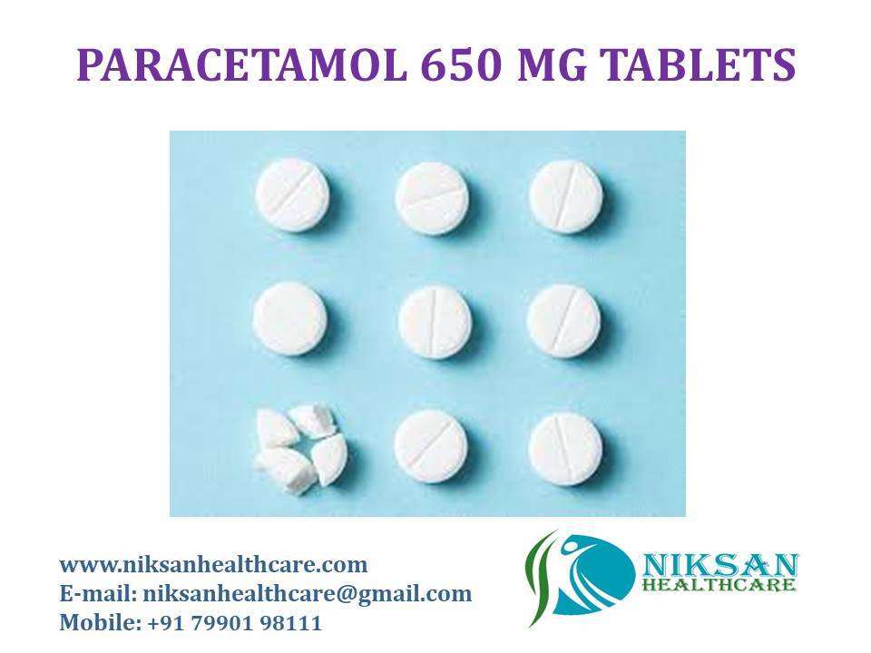 Paracetamol 650 Mg Tablets General Medicines