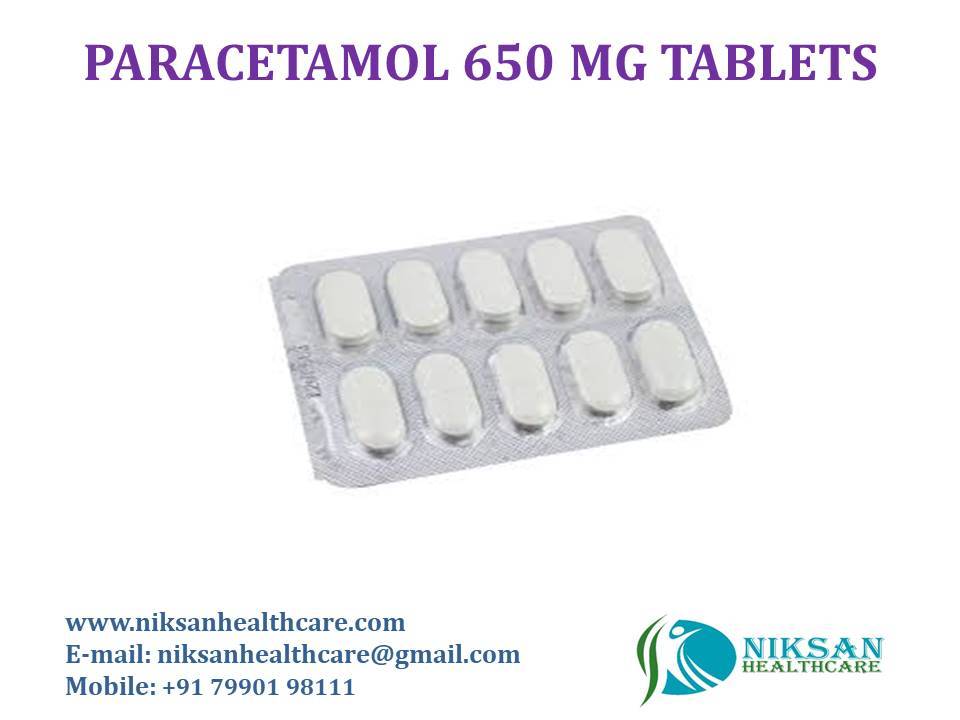 Paracetamol 650 Mg Tablets General Medicines