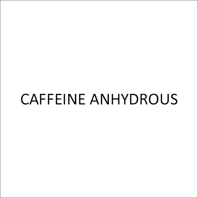 Caffeine Anhydrous Boiling Point: 416.789