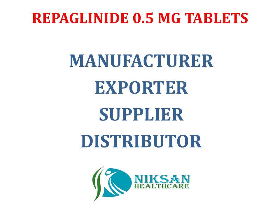 Repaglinide 0.5 Mg Tablets - 0.5 Mg Dosage, Twice Daily With Milk Or Water | Prevents Kidney Damage, Controls Blood Sugar Levels, Fda Approved, Suitable For All