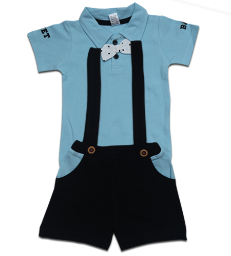 Sumix Skw 0147 Baby Boys Dungarees - Knitted Material, Sizes S/m/l, Yellow And Black, Short Sleeves | Anti-uv, Quick Dry, Cool Pass, Custom Logo, Trendy Design, No Fade, Washable