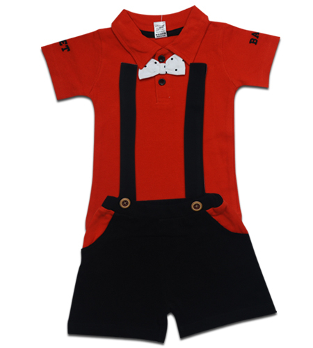 Sumix Skw 0147 Baby Boys Dungarees - Knitted Material, Sizes S/m/l, Yellow And Black, Short Sleeves | Anti-uv, Quick Dry, Cool Pass, Custom Logo, Trendy Design, No Fade, Washable