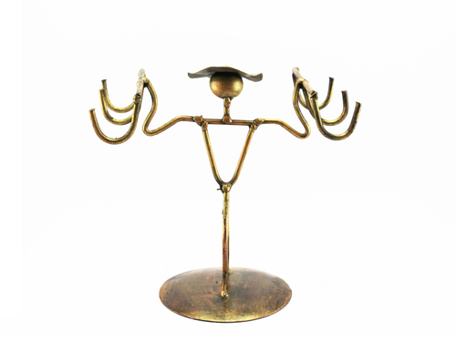 Iron Handicraft Key Holder Small - 6 Hooks