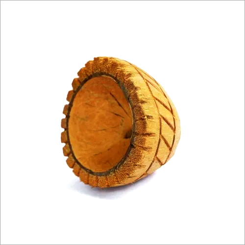 Coconut Shell - Solid, Standard Size | Brown Color, Ideal For Decorative Use In Home And Garden Settings