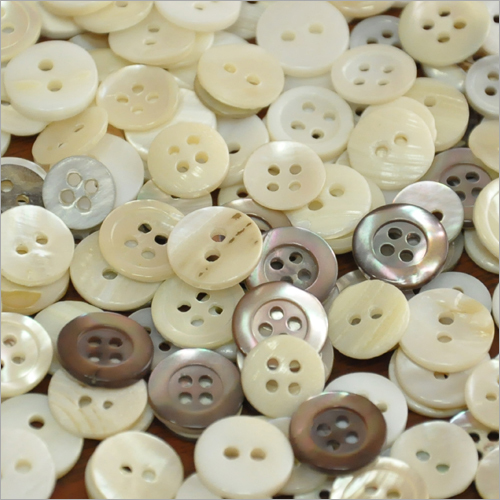 Available In Different Color Real Shell Button