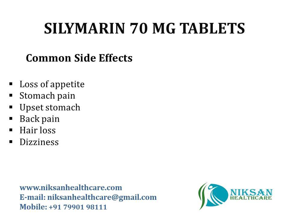 Silymarin 70 Mg Tablets General Medicines