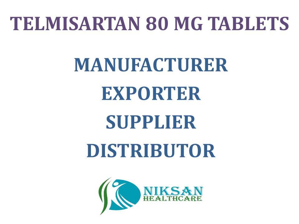 Telmisartan 80 Mg Tablets General Medicines