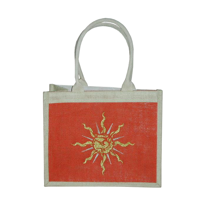 Pp Laminated Jute Tote Bag - Customized Size With 46cm Padded Rope Handle | Eco-friendly, Re-useable, Logo Print, Ideal For Shopping And Promotions