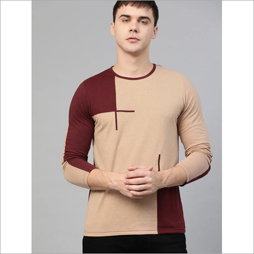 Available In Different Color Mens Round Neck T-Shirts