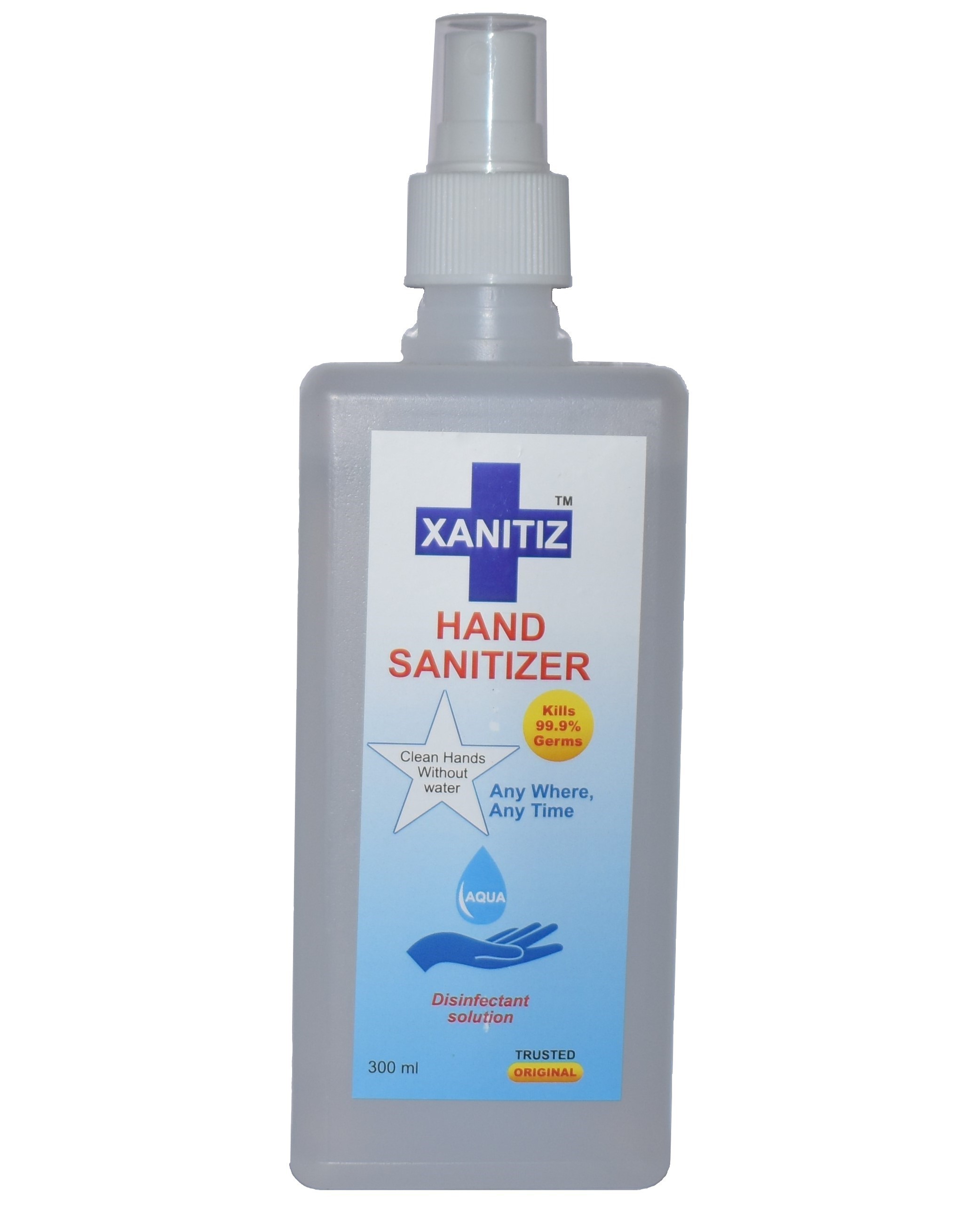 300 Ml Hand Sanitizer With Fine Mist Spray
