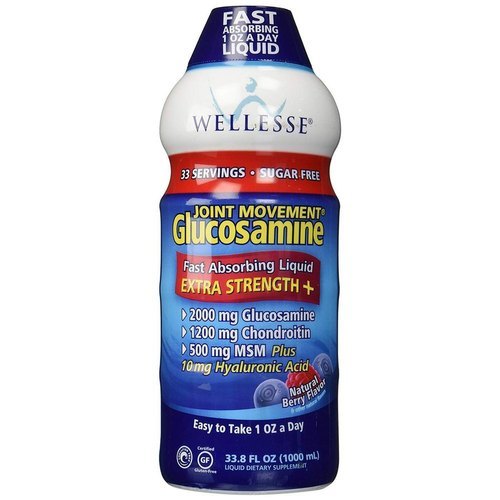 Natures Way Wellesse Joint Movement Glucosamine, Berry, 33.8 Ounce 1000Ml Efficacy: Promote Healthy & Growth