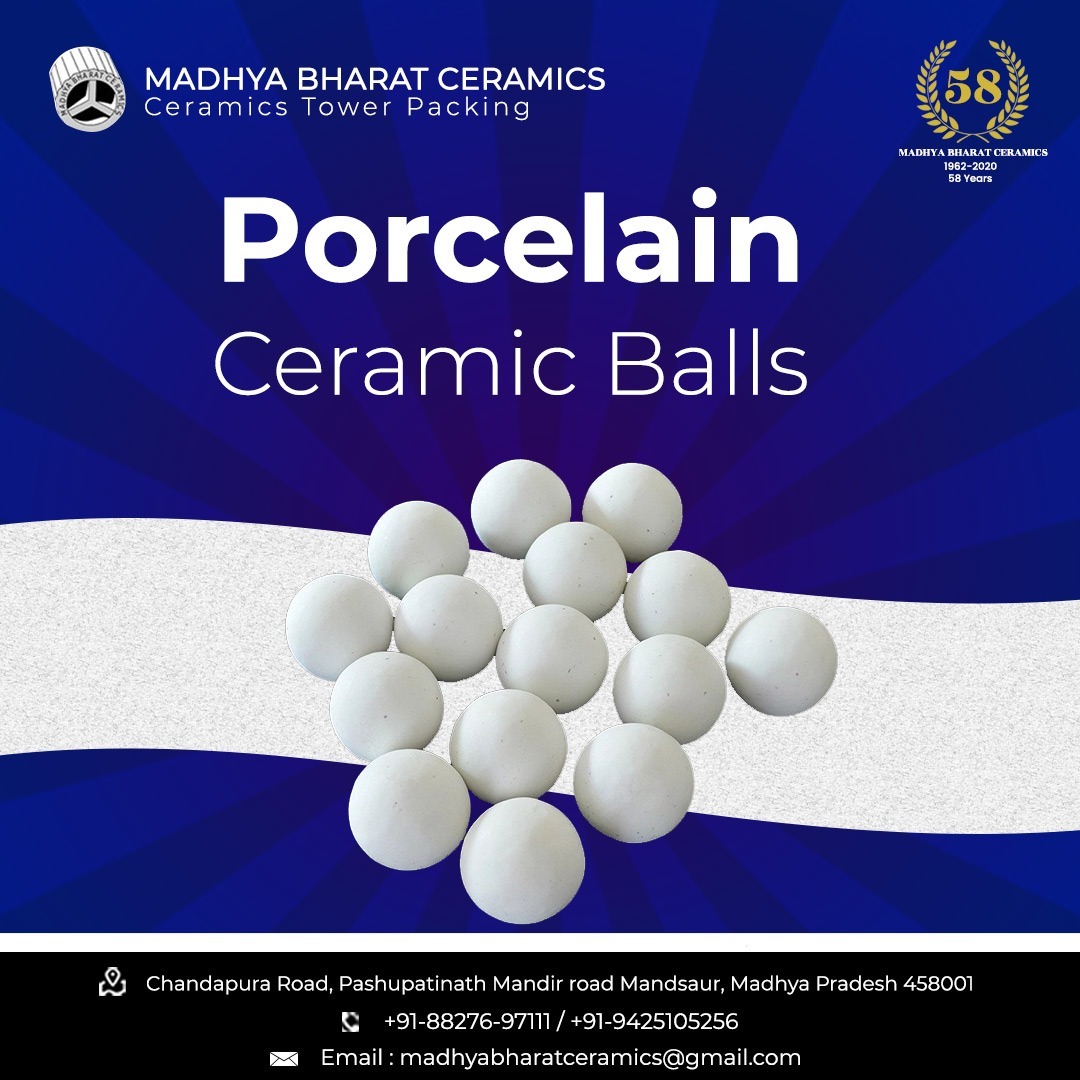 Inert Ceramic Balls - Alumina Ceramic, Greyish Color | High Mechanical Strength, Abrasion & Corrosion Resistant, Chemically Non-reactive