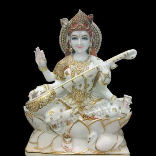 संगमरमर की सरस्वती प्रतिमा